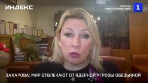 Захарова: мир отвлекают от ядерной угрозы обезьяной