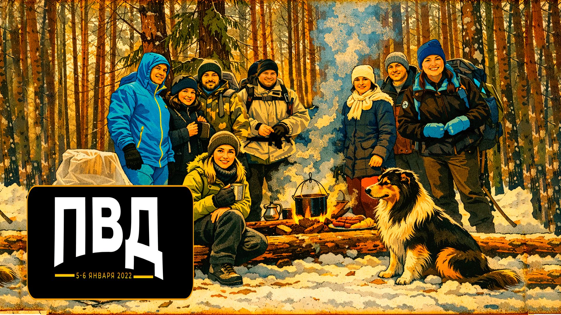 Поход выходного дня 6-7 января 2022 года