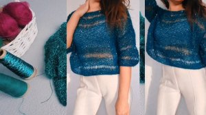 ДЖЕМПЕР ИЗ МОХЕРА/ БЕСПЛАТНЫЕ МК В ТЕЛЕГРАМ