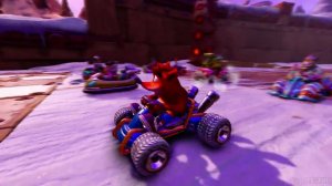 CRASH TEAM RACING [PS4] Gameplay (Race Track: Barin Ruins)