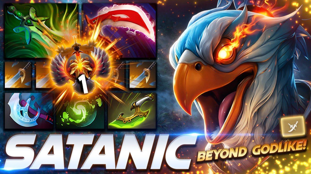 Satanic KEZ — профессиональный геймплей в Dota 2 [Смотри и учись]