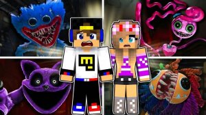 МОЙ ДРОН снял ХАГГИ ВАГГИ 5 в МАЙНКРАФТ НУБ И ПРО ЭВОЛЮЦИЯ ВИДЕО MINECRAFT Евгенбро