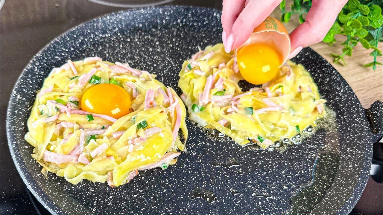 Вкусный и очень Быстрый завтрак. Уверяю, покорит любого! Такой завтрак готовлю 3 раза в неделю! смотреть онлайн