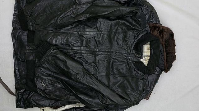 Микс из кожи винтаж  секонд оптом 6 пак