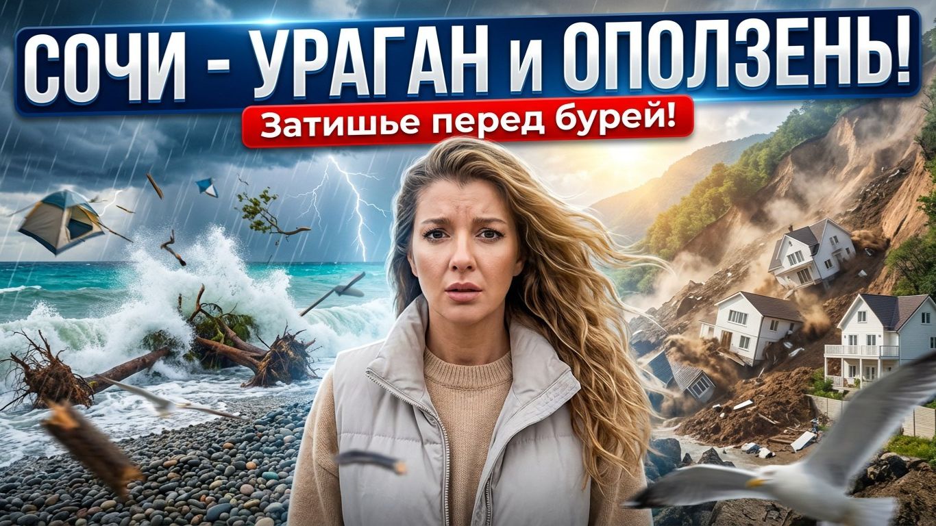 СОЧИ ЖДЕТ УРАГАН и ОПОЛЗЕНЬ! смотреть онлайн