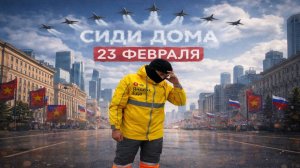 КУРЬЕР и 23 февраля ! ОПЫТ !