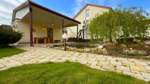 Уютный дом с ландшафтным участком, прудом и летней кухней