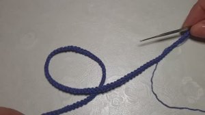 Как связать шнур гусеничка. Ирландское кружево Урок 1