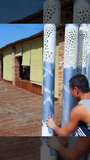 Интересное решение для фонарного столба.