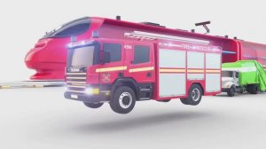 Цвета для детей с игрушечным машинками