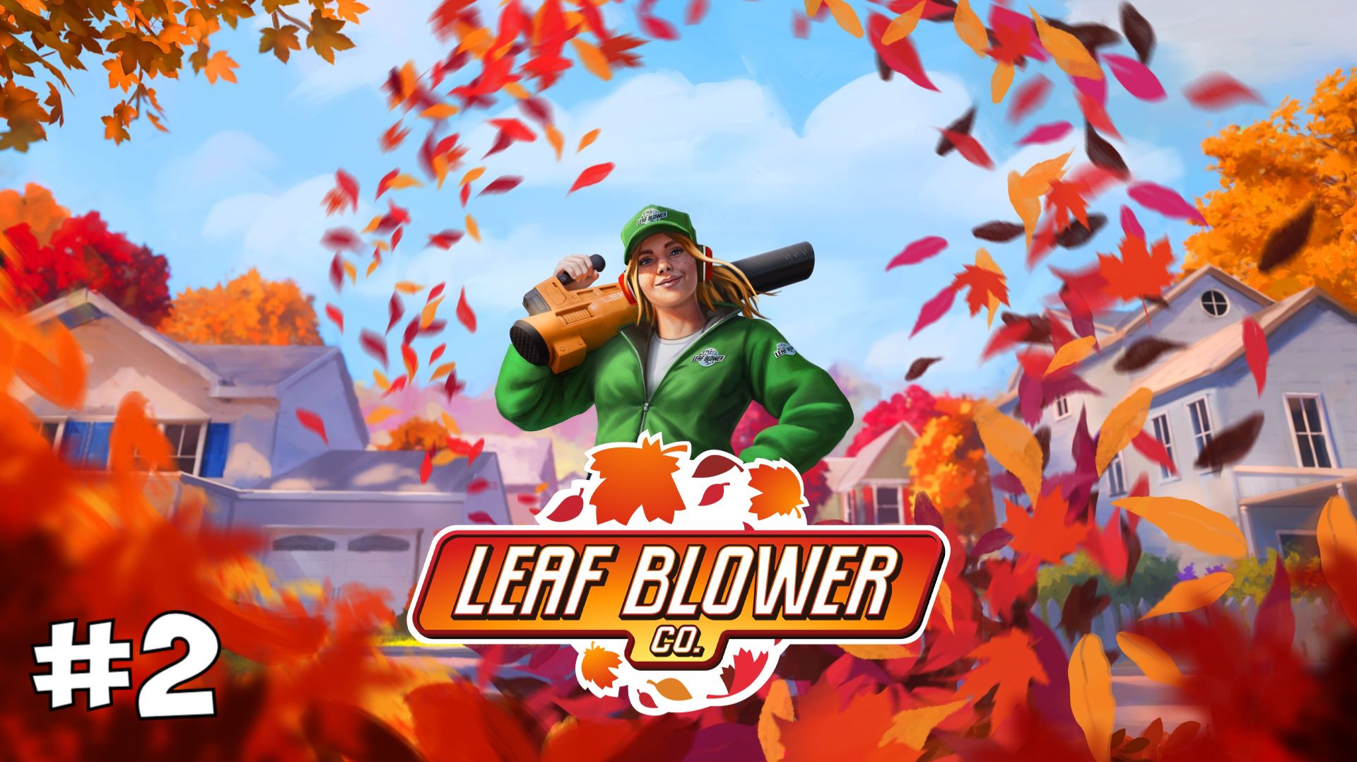 Сжигаем сорняки и листья leaf blower simulator #2 смотреть онлайн