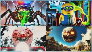 МУЛЬТИКИ: ПАРОВОЗИК‑ЧУДАК vs МИНЬОН‑ПРИЗРАК vs ГОНОЧНАЯ МАШИНА‑МОНСТР vs ЛУНА‑ШАЛУНЬЯ