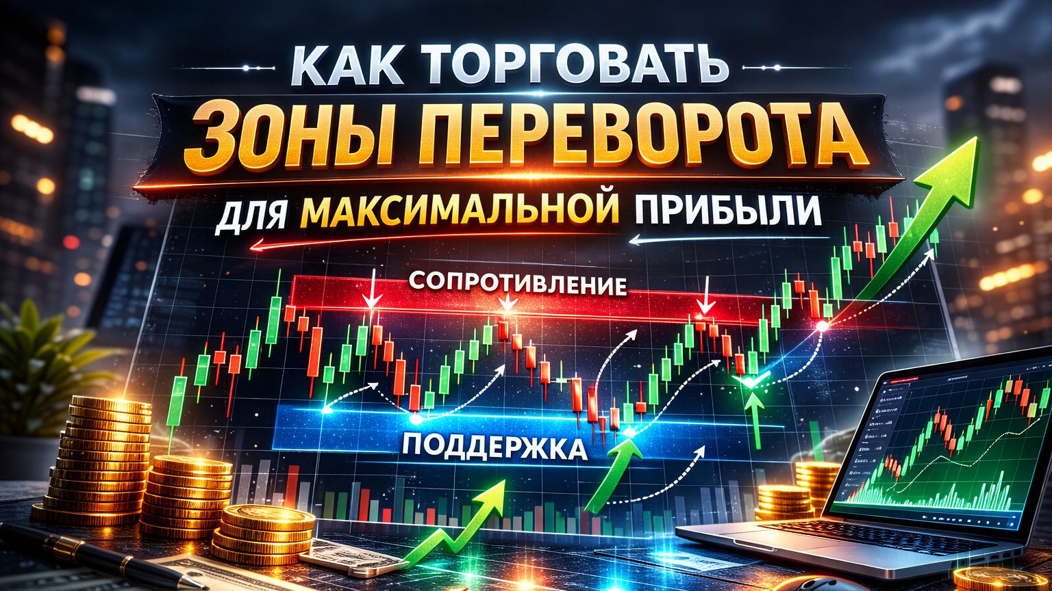 Как торговать зоны переворота для максимальной прибыли