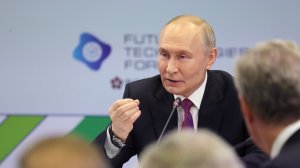 На полях Форума будущих технологий Владимир Путин встретился с учёными, Москва 25 февраля 2026 года
