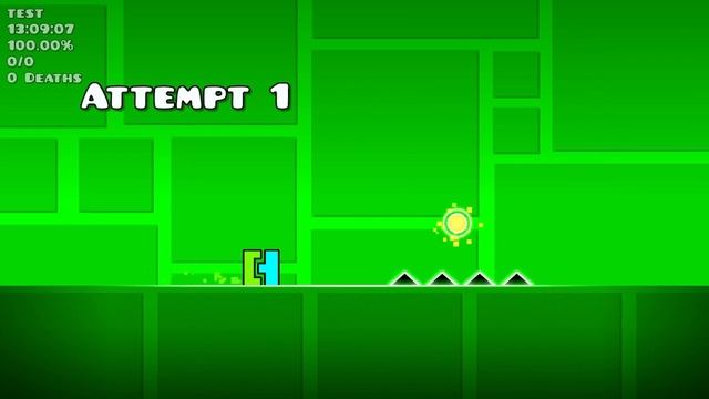 Я прошёл наконец то этот уровень[Geometry Dash][геометрия дэш]
