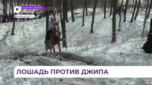 В Арсеньеве прошли необычные состязания между конём железным и настоящим