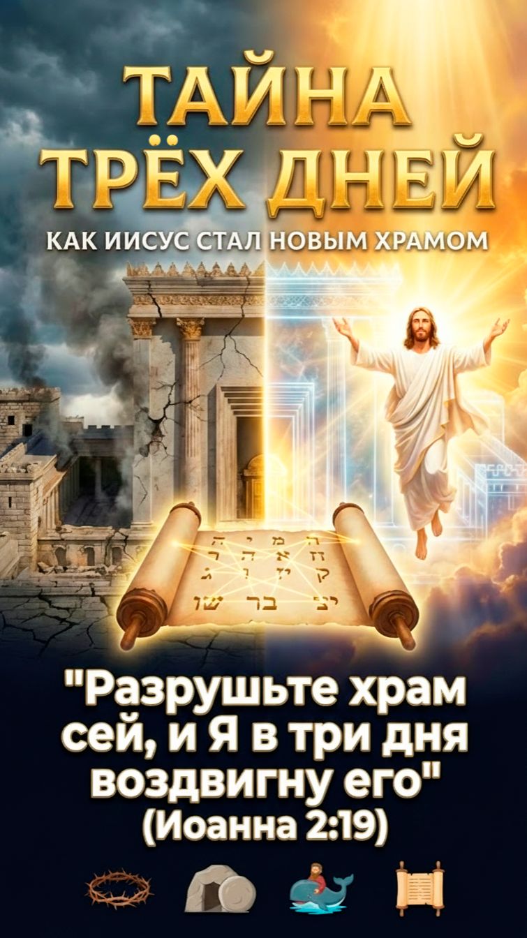 Разрушьте храм сей.Как Иисус доказал, что Он — Мессия. Сложный вопрос от вас - простой ответ от меня