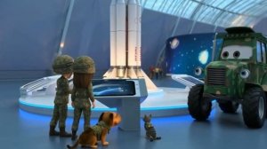 Синий трактор и военная техника – Детская развивающая сказка | Приключения на ферме и технике