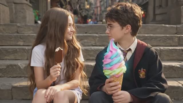 Внучка Бабы Яги приехала на каникулы из Хогвартса