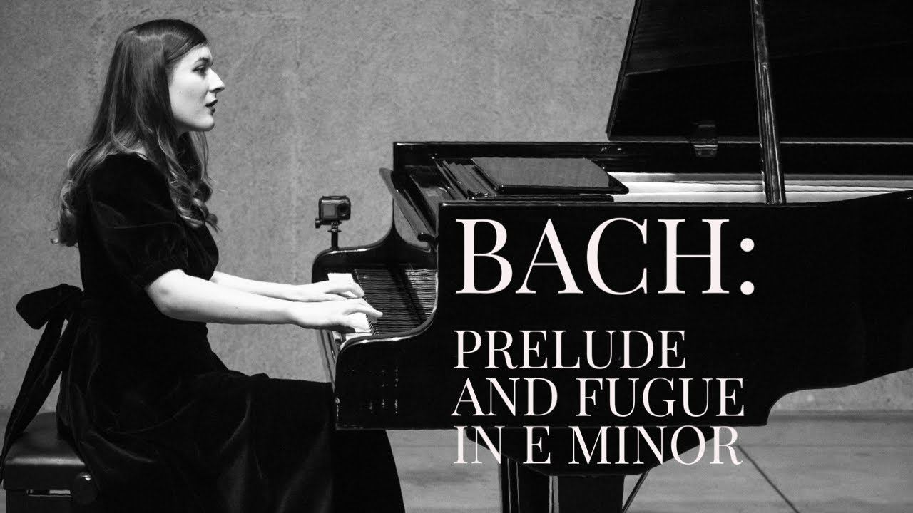 Bach: Prelude and fugue in E minor BWV 855 LIVE | Olga Ivanova, piano смотреть онлайн