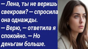 Истории со Смыслом/— Лена, ты не веришь свекрови? — спросила она однажды. — Верю, — ответила я....