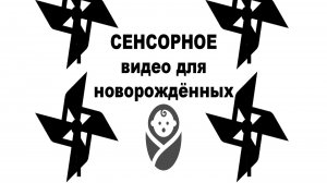 Сенсорное видео для новорождённых 2026 | Чёрно-белые узоры и контраст для малышей 0–3 месяца
