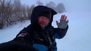 Хороший клёв в метель! Рыбалка на Оке 2026!