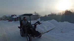 захват ,тормоза и прочие доработки. самодельный минитрактор