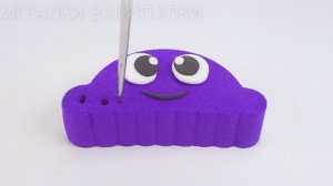 ЛЕПИМ ОБЛАЧКО ИЗ КИНЕТИЧЕСКОГО ПЕСКА ВИДЕОЛЕПКА ВИДЕО МУЛЬТИКИ ДЛЯ ДЕТЕЙ КАНАЛ ИГРАЛКИ-ЗАЛИПАЛКИ