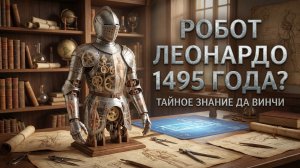 Робот в 1495 году? Тайные знания Леонардо да Винчи