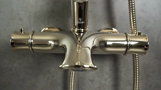 Душевая система 250 мм AltroBagno Beatrice AltroBagnoBeatrice030408Or