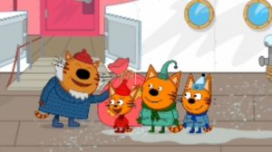 Наконец то каникулы и три кота вместе с родителями отправились в большое путешествие