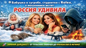 Выдра на пузе, лабуба в огне и дроны-полицейские: зима 2026 в ударе