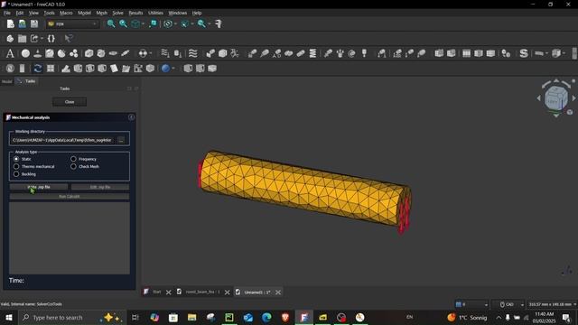 Учебное пособие по ВЭД в FreeCAD с независимостью от сетки