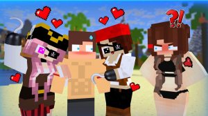 ДЕВУШКИ ПИРАТЫ ВЛЮБИЛИСЬ В ДЖЕЙ ДЖЕЯ - МУЛЬТИКИ ПРО МАЙНКРАФТ