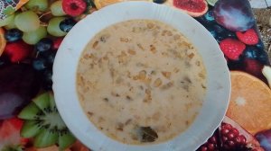 Грибной суп из шампиньонов.