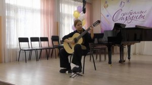 А. Виницкий «Этюд В Форме Блюза», Варвара Дудынова