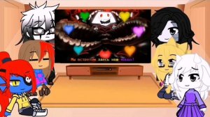 реакция андертейл на кошмар во плоти и людей мы ловим