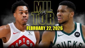 23.02.2026 | ОБЗОР МАТЧА | Милуоки Бакс - Торонто Рэпторс | Highlights