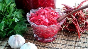 Салат из капусты Кремлевская хряпа Вкусная хрустящая закуска