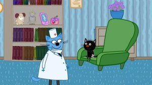 ТРИ КОТА. ПРИВИВКИ. ИГРАЕМ В ДОКТОРА