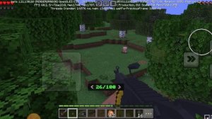 ОХОТА НА МОНСТРОВ в БАЗЕ НА ДЕРЕВЕ с МОДОМ НА ПИСТОЛЕТЫ И ГРАНАТЫ!!! В майнкрафт!!!