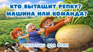 Репка 2.0 Сила команды. Русская народная сказка в современном исполнении.