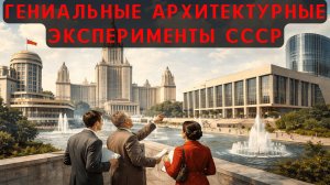 Архитектурные Стили СССР. Гениальные Архитектурные Эксперименты. Документальный фильм.