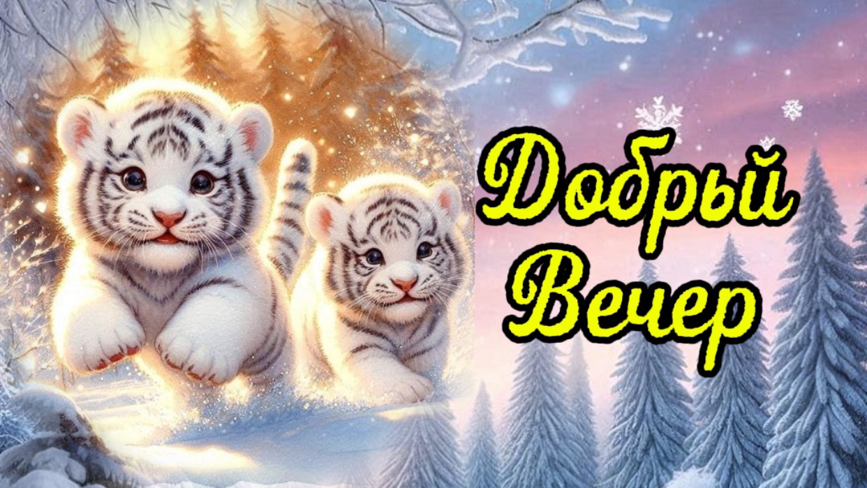 Добрый вечер. Вечер тихо опустился. смотреть онлайн