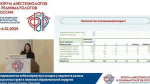Эпидемиология неблагоприятных исходов в абдоминальной хирургии Мусаева Т.С.  2025