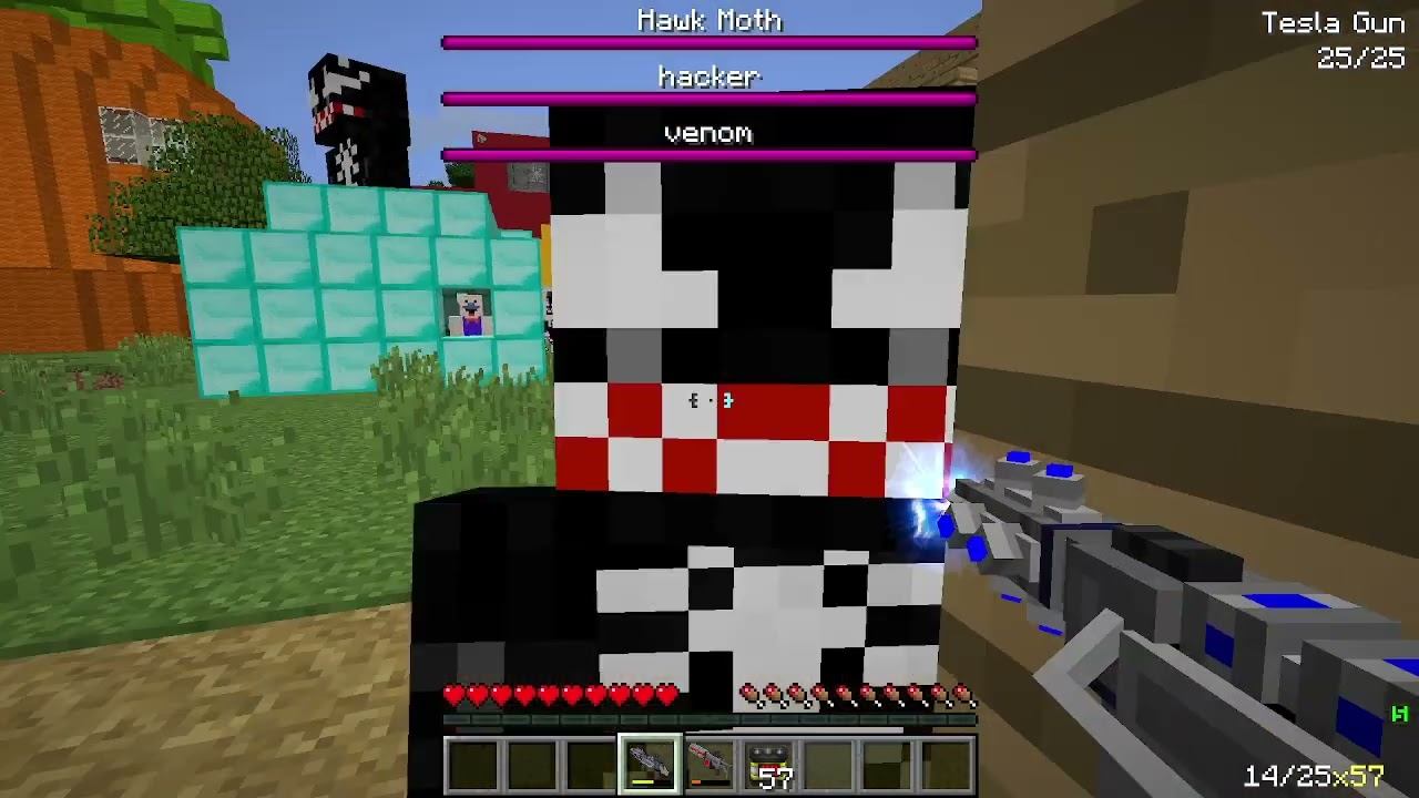 Веном хакер и бражник напали на нашу деревню I компот Салливан Minecraft