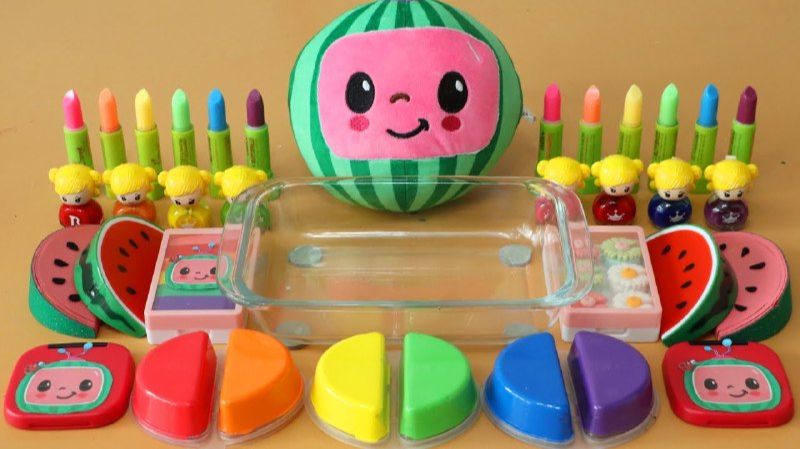 Большая коллекция фруктовых слаймов для детей смотреть онлайн