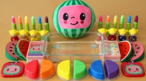 Большая коллекция фруктовых слаймов для детей