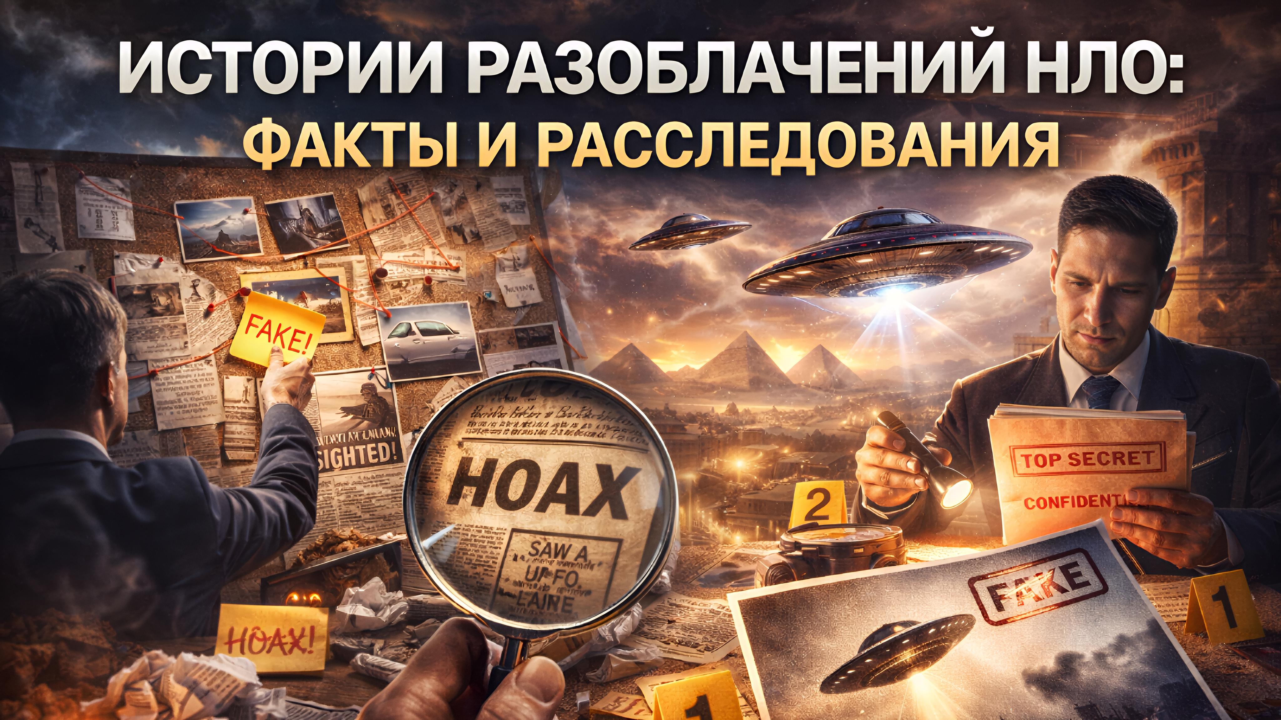 Истории разоблачений НЛО: факты и расследования